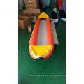 Kayak naranja de casco de PVC inflable